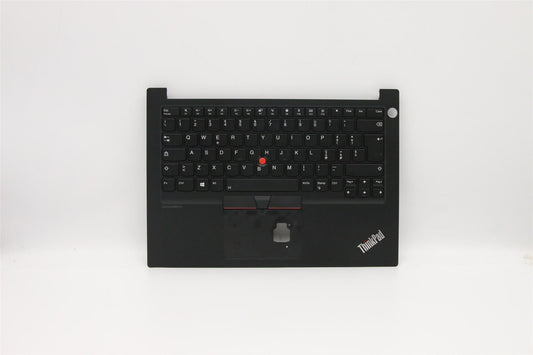 Lenovo ThinkPad E14 Keyboard Palmrest Top Cover Italian Black Backlit 5M10V17050