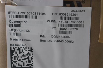 Lenovo W 21MX eDP IR Cable 5C10S31104