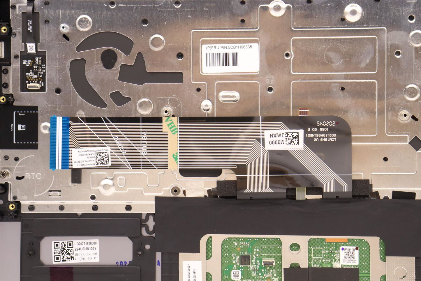 Lenovo ThinkBook 14 G4+ IAP Handauflagenabdeckung Touchpad-Tastatur Italienisch 5CB1H68335