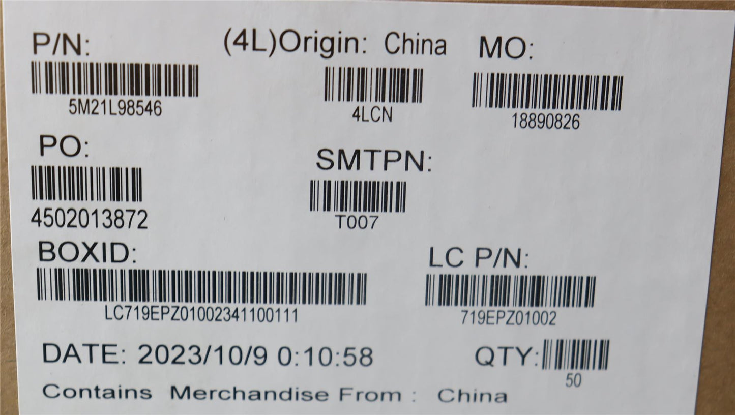 Lenovo MECHANICAL KP6B5_THM_PAD_USB4 WEIHAN 5M21L98546