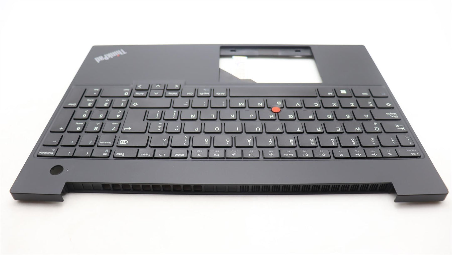 Lenovo ThinkPad E16 Gen 1 Keyboard Palmrest Top Cover Spanish Black 5M11L65125