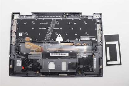 Lenovo ThinkPad X1 7th Gen Keyboard Palmrest Top Cover Spanish 5M11H45733