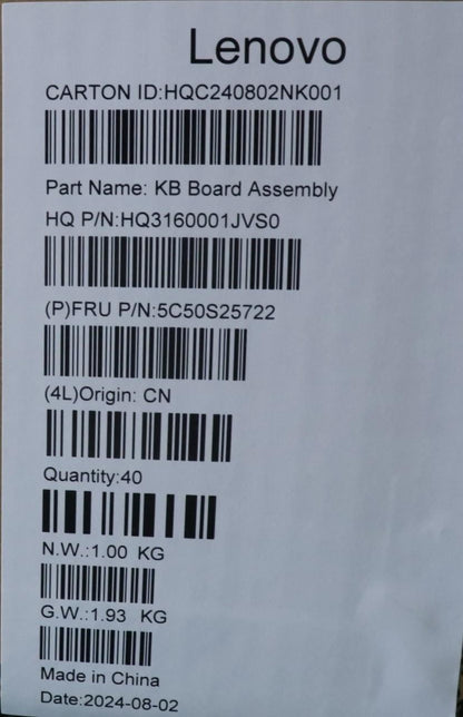 Lenovo CARDPOP H 83HN USB Board 5C50S25722
