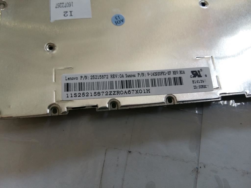 Lenovo CFEn-T5G1-JME-Dualcolor-KBD Keyboard 25215872