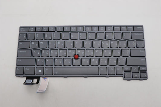 Lenovo ThinkPad T14 Gen 4 T14 Gen 3 P14s Gen 3 Keyboard Ukrainian 5N21D68381