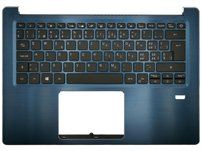 Acer Swift SF314-54 SF314-56 Palmrest Cover Keyboard Swiss Blue 6B.GYHN1.026