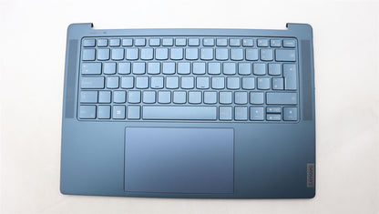 Lenovo Yoga 7 14APH8 Palmrest Cover Touchpad Keyboard UK Tidal Teal 5CB1L80260