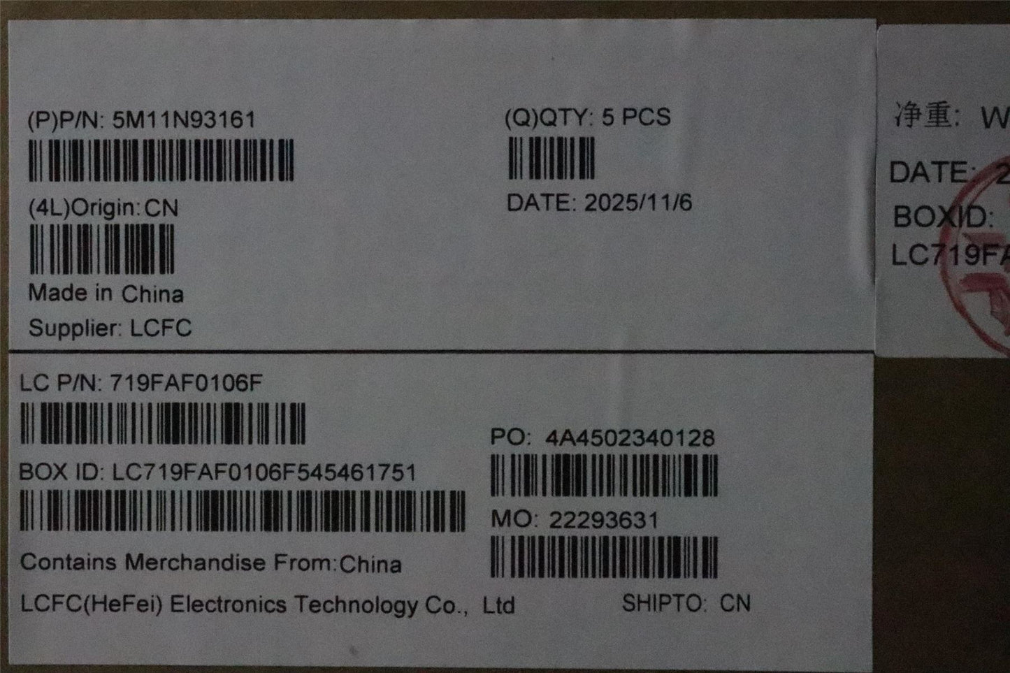 Lenovo MECH_ASM BL KB BK WW EURO ENG PMX 5M11N93163