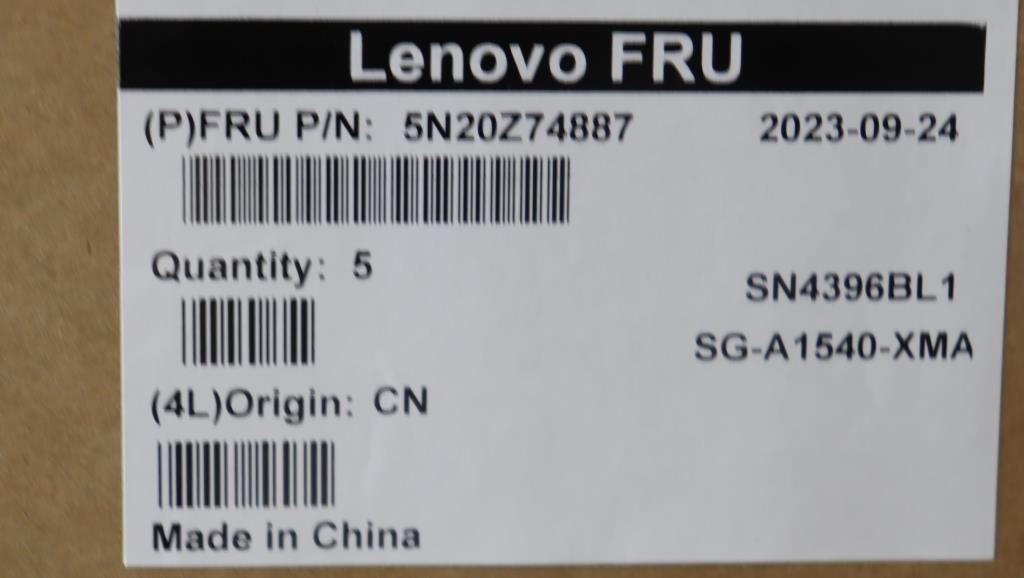 Lenovo ThinkPad T15g Gen 1 P15 Gen 1 Keyboard Traditional Chinese 5N20Z74813