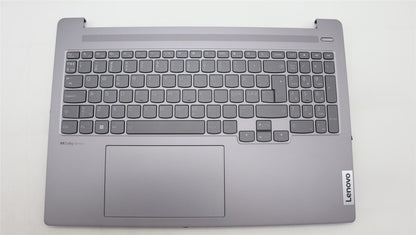 Lenovo IdeaPad 5 16APH8 Palmrest Cover Touchpad Keyboard Nordic Grey 5CB1L79702