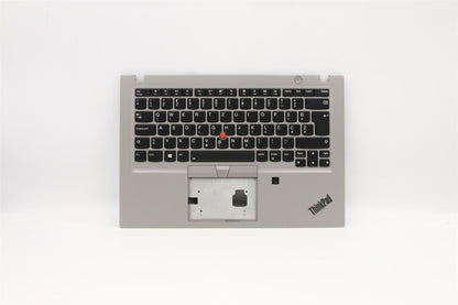 Lenovo MECH_ASM Ccov,SLV,BLKBD,FPR,SR,LTN 02HM371