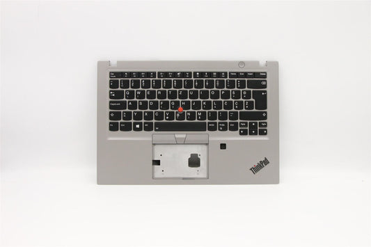 Lenovo MECH_ASM Ccov,SLV,BLKBD,FPR,SR,LTN 02HM371