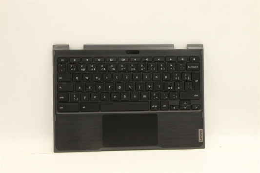 Lenovo Chromebook 500e 2nd Gen Palmrest Touchpad Cover Keyboard Black 5CB0Y57796