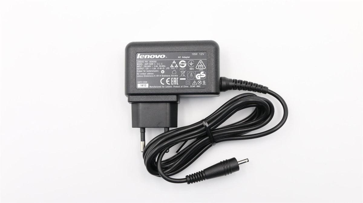Lenovo Delta ADP-18AW CC 12V1.5A AC Charger Adapter 36200382