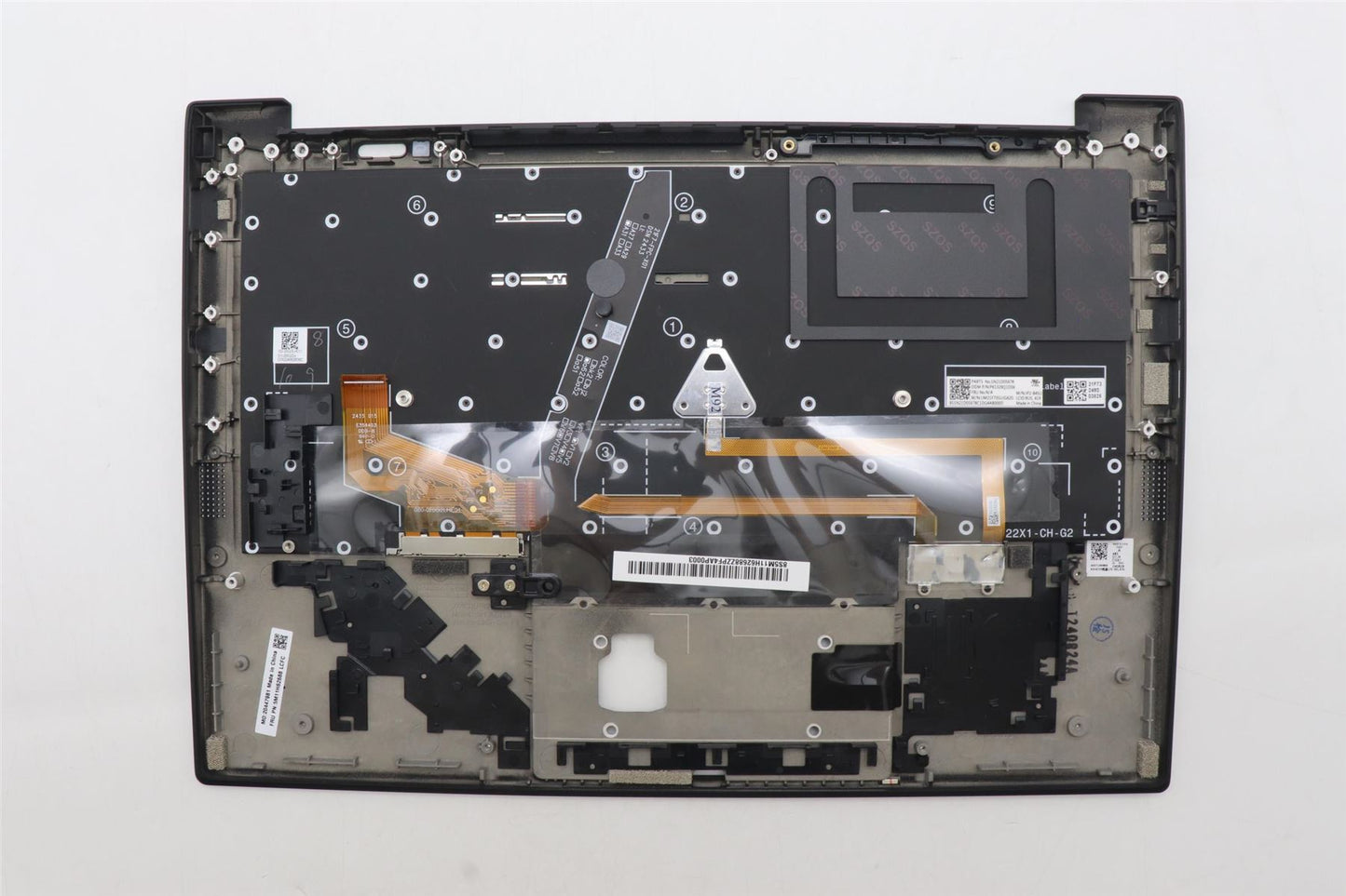 Lenovo ThinkPad X1 11th Gen Keyboard Palmrest Top Cover Russian Black 5M11H62688