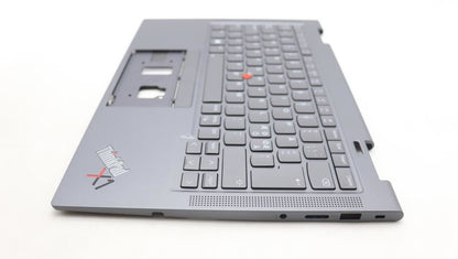 Lenovo Yoga X1 8th Gen Palmrest Touchpad Cover Keyboard Nordic Grey 5M11H62464