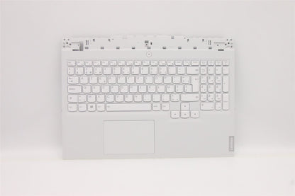Lenovo 5 15ITH6 Palmrest Cover Touchpad Keyboard Belgian Silver 5CB1D12356