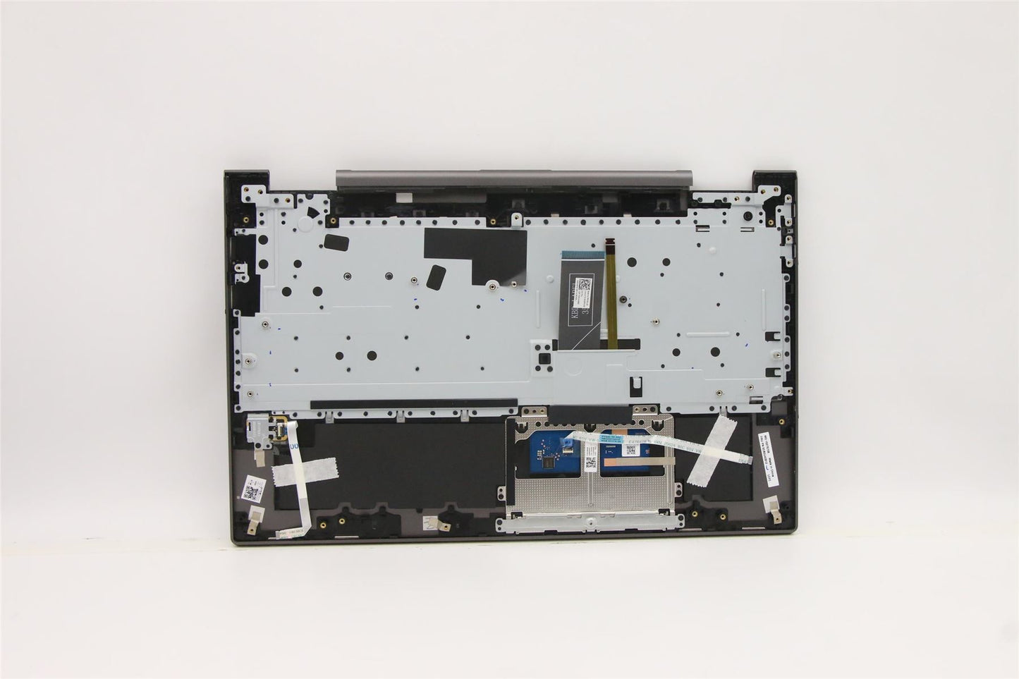 Lenovo C740 15IML Palmrest Cover Touchpad Keyboard US Euro Iron Grey 5CB0U43812