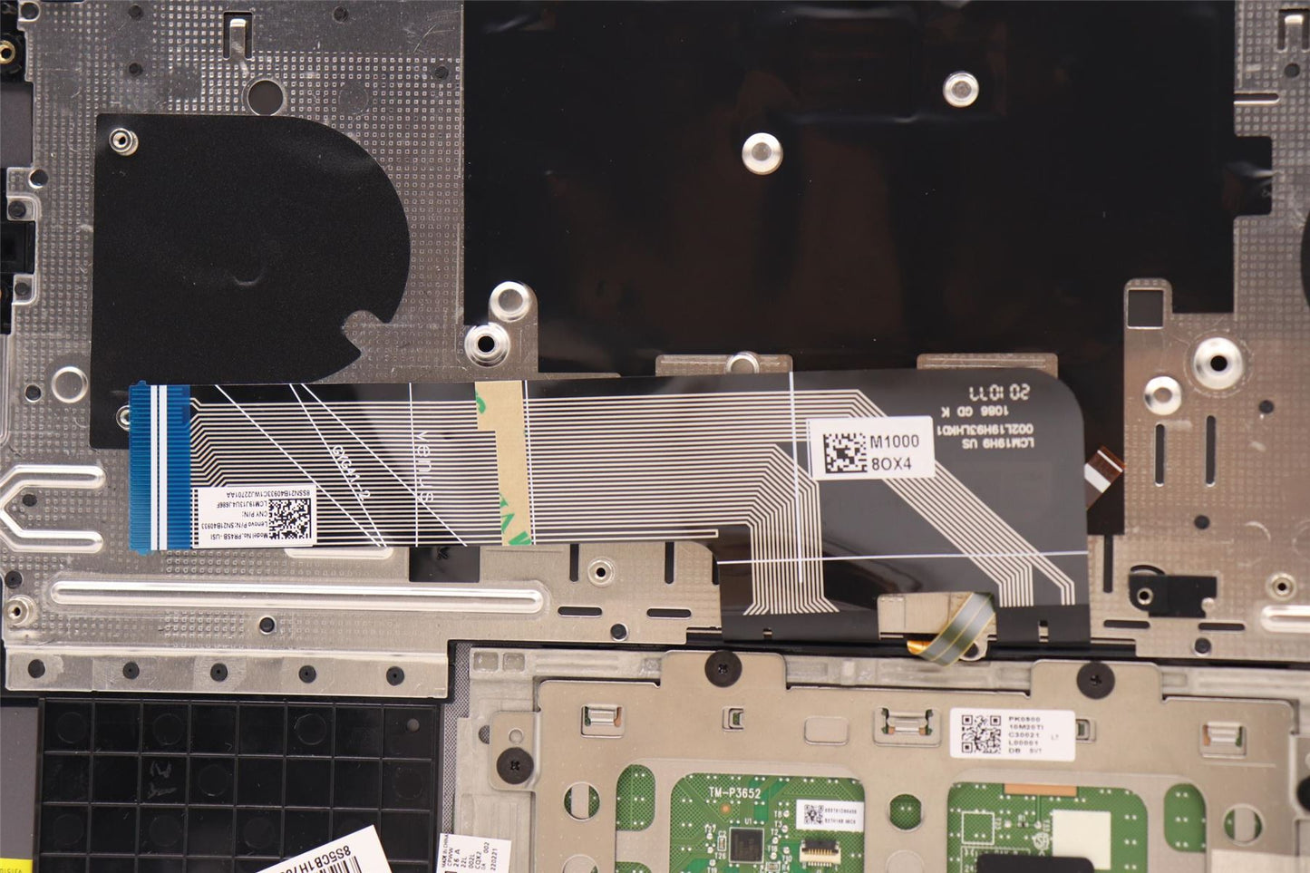 Lenovo IdeaPad 7 14IAP7 Palmrest Cover Touchpad Keyboard US Euro 5CB1H70838