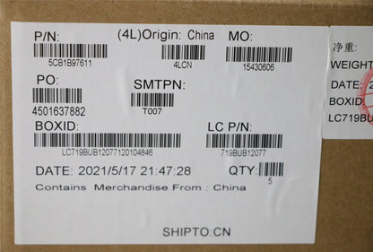 Lenovo IdeaPad 3-17ITL6 Keyboard Palmrest Top Cover Belgian Grey 5CB1B97611