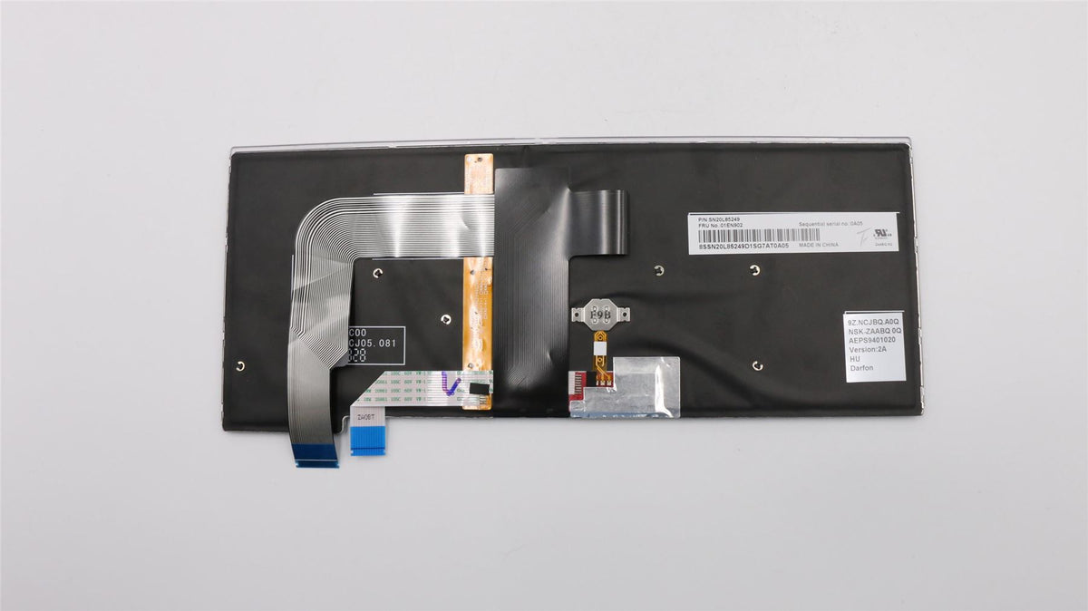 Lenovo ThinkPad 13 Gen 2 keyboard Hungarian Silver Backlit 01EN861 01EN902