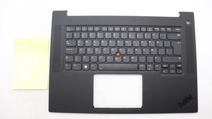 Lenovo ThinkPad P1 Gen 6 Keyboard Palmrest Top Cover Icelandic Black 5M11L89009