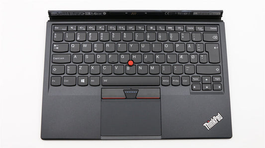 Lenovo ThinkPad X1 Tablet 1st Gen Palmrest Touchpad Keyboard Dock Danish 01HX709