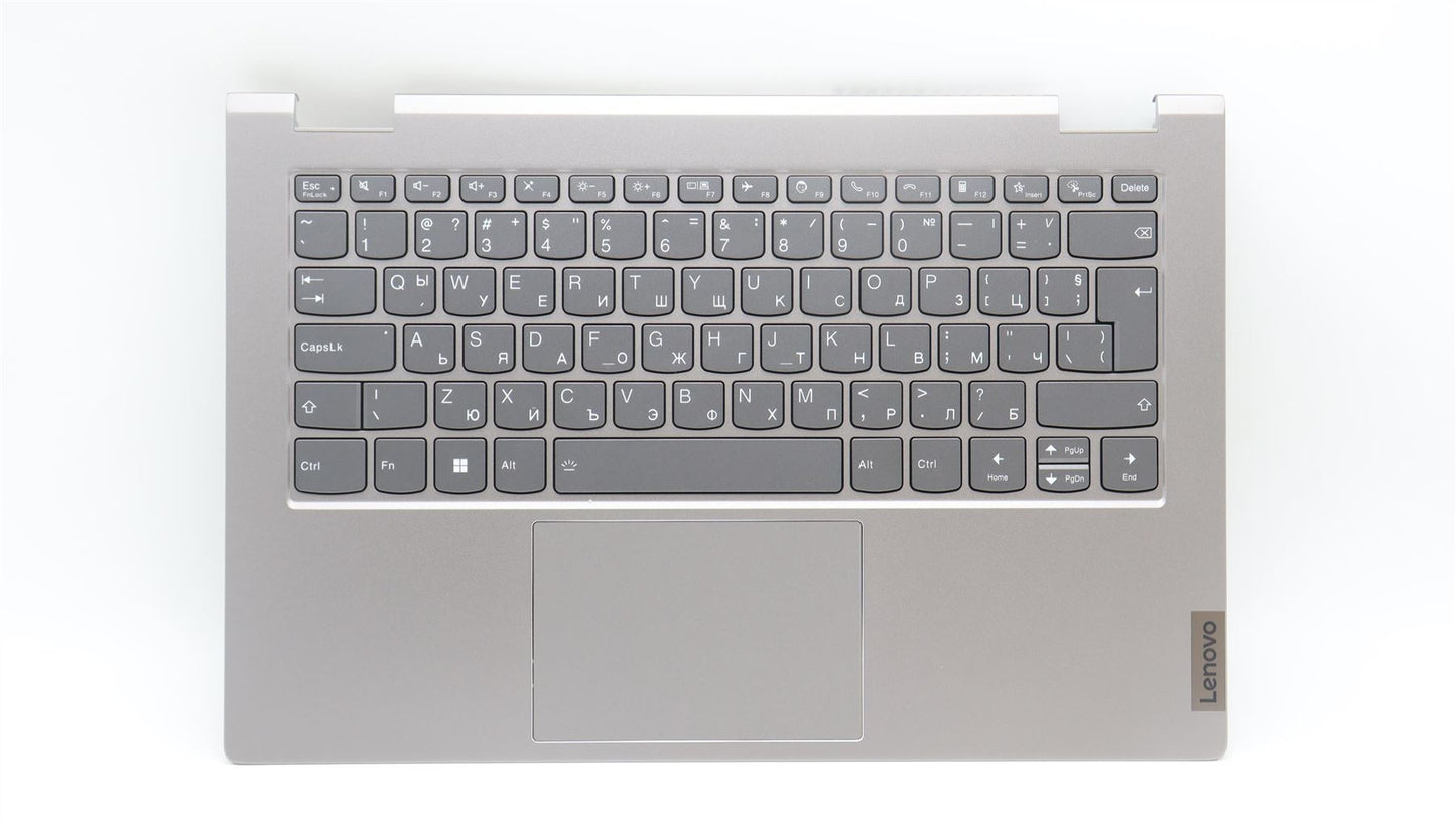 Lenovo Yoga 14s G3 IRU Palmrest Cover Touchpad Keyboard Bulgarian 5CB1L43751