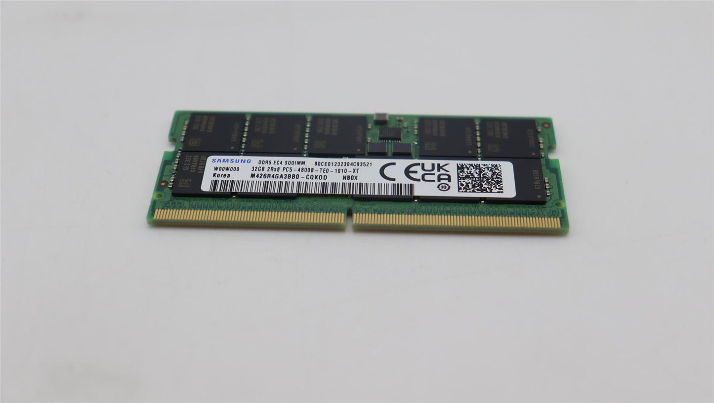 Lenovo 5M30Z71731 MEMORY ECC SODIMM,32GB,DDR5,4800,Samsung