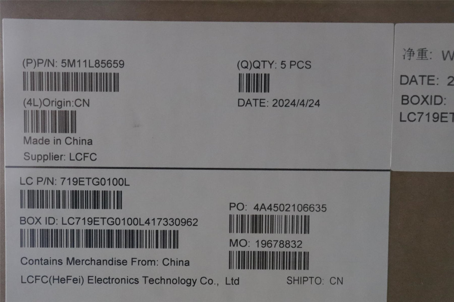Lenovo ThinkPad X13 Gen 4 Keyboard Palmrest Top Cover Black 5M11L85659