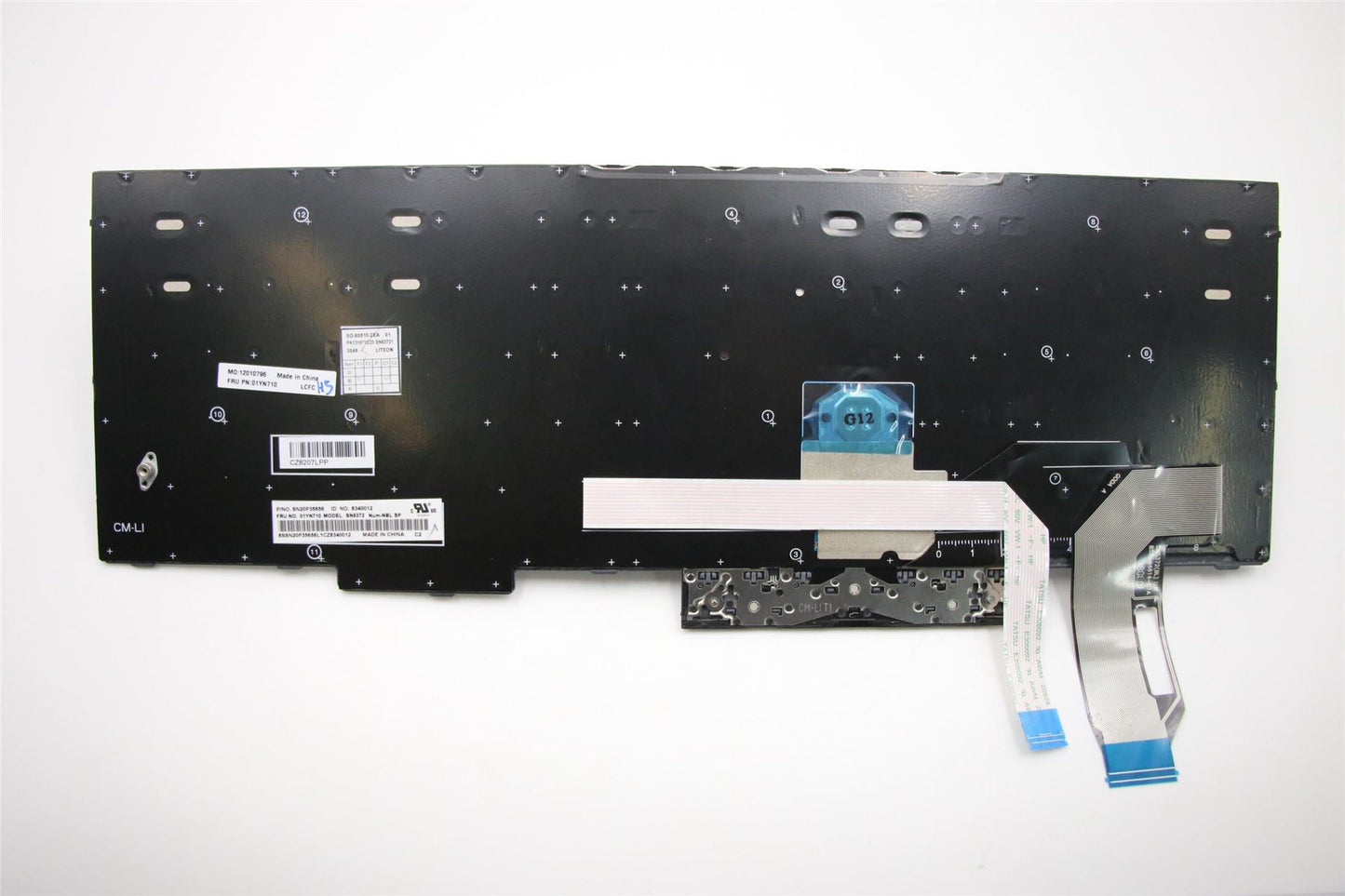 Lenovo ThinkPad E580 E590 Keyboard Spanish Silver 01YN710