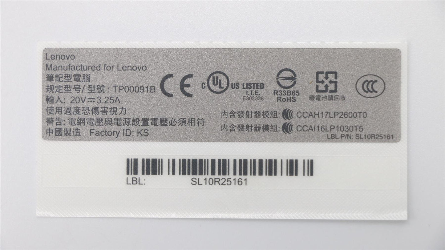 Lenovo LABEL Kylo-2 FRU GEO Label Kit Silver 02DL952