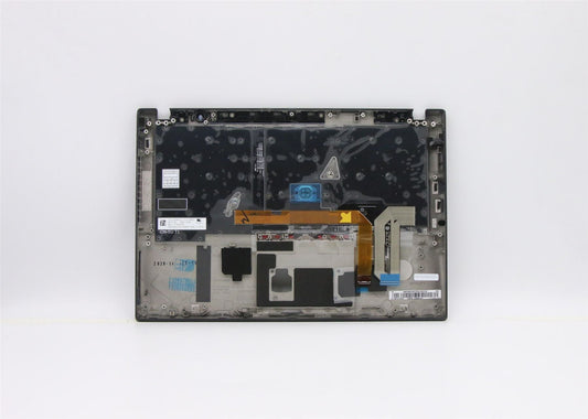Lenovo ThinkPad T495s Keyboard Palmrest Top Cover Belgian Black 5M11A08685