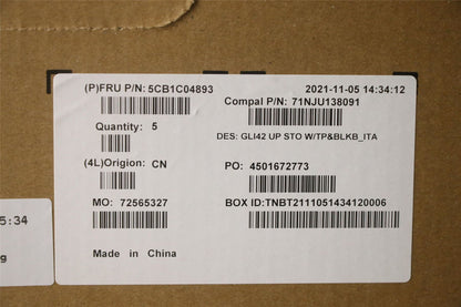 Lenovo Pro 5 Pro-14ITL6 5 Pro-14ACN6 Keyboard Palmrest Top Cover 5CB1C04893