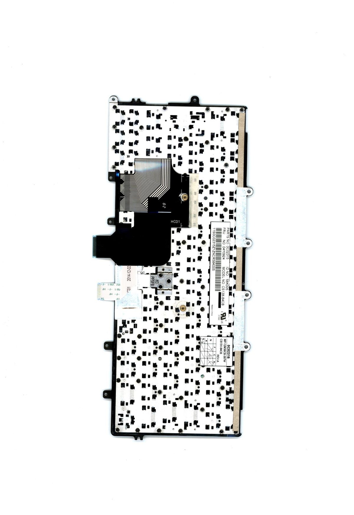 Genuine Lenovo ThinkPad X240 X250 Keyboard Slovakian Black 04Y0924