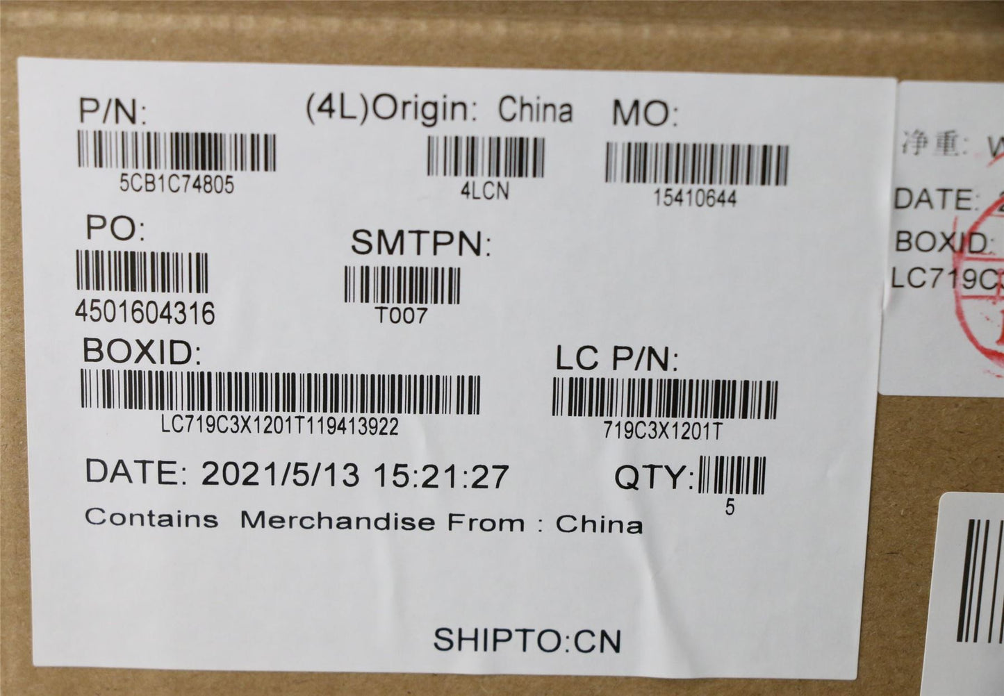 Lenovo 5 15ACH6H Palmrest Cover Touchpad Keyboard US Blue Backlit 5CB1C74805