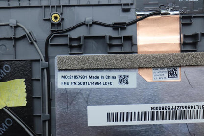 Lenovo IdeaPad 3 16ABR8 Palmrest Cover Touchpad Keyboard Artic Grey 5CB1L14964