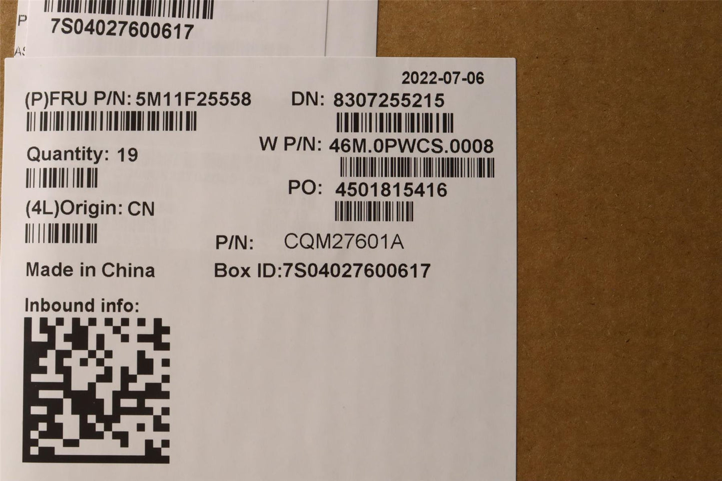 Lenovo MECH_ASM FRU D COVER CS SG L13 Fenrir 5M11K83368