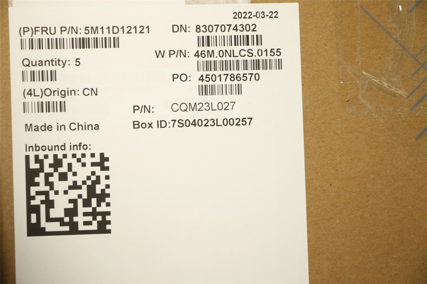 Lenovo WW C-Cvr+ARA KB ASM,CHY 5M11D12119