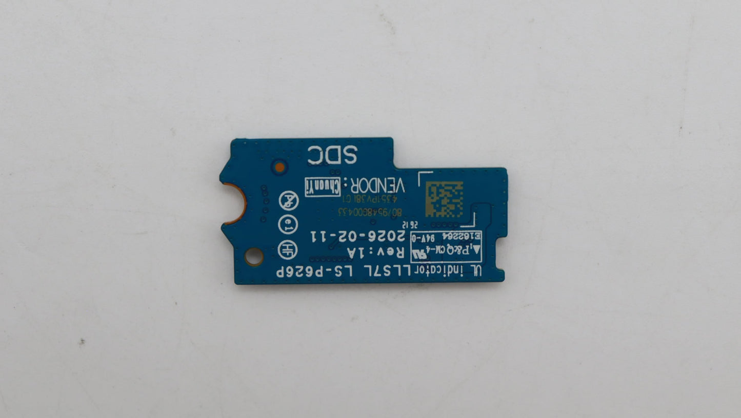 Lenovo CARDPOP PMIC C 83R0 SDC Microphone Board 5C50S26052