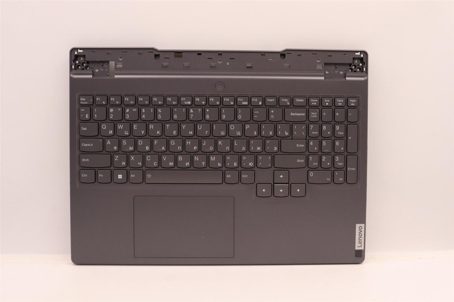 Lenovo 5 15ARH7H Palmrest Cover Touchpad Keyboard Russian Slate Grey 5CB1H68509