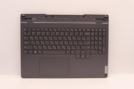 Lenovo 5 15ARH7H Palmrest Cover Touchpad Keyboard Russian Slate Grey 5CB1H68509