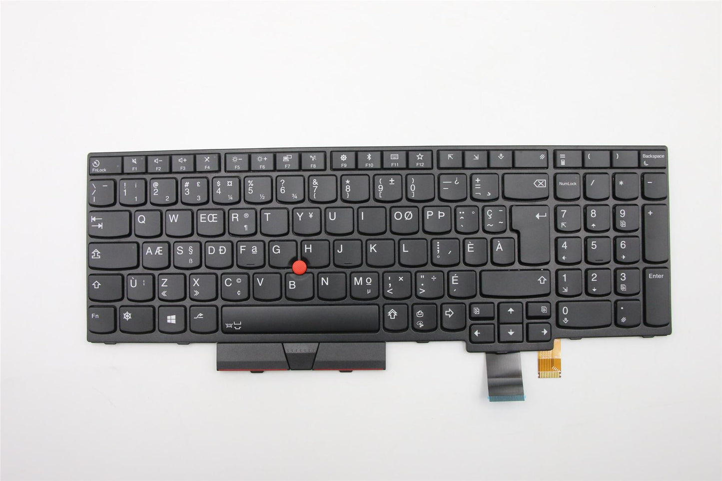 Lenovo ThinkPad T580 P52s Keyboard Canadian Multilingual Black Backlit 01HX220