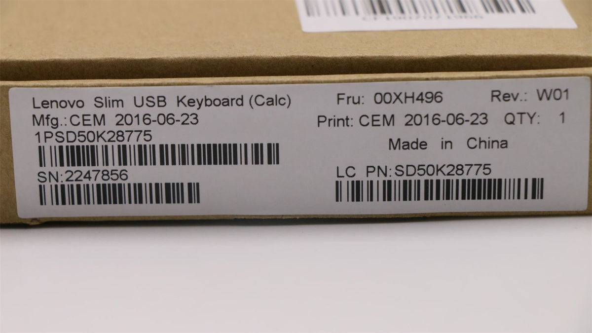 Lenovo S200 S200z S400z S500 S500z S510 USB Wired Keyboard US Chinese 5C50R34420