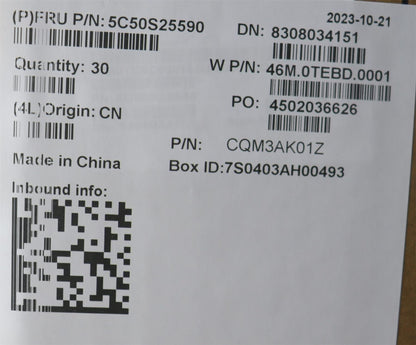 Lenovo CARDPOP W 21KJ IO board 5C50S25590