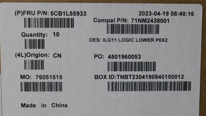 Lenovo Lower Case C 82XW L(P0X2) 5CB1L55933