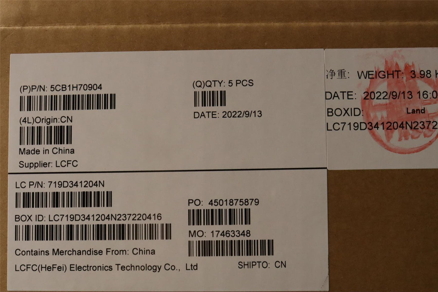 Lenovo Legion 5 16ARH7H Palmrest Cover Touchpad Keyboard US Europe 5CB1H70904