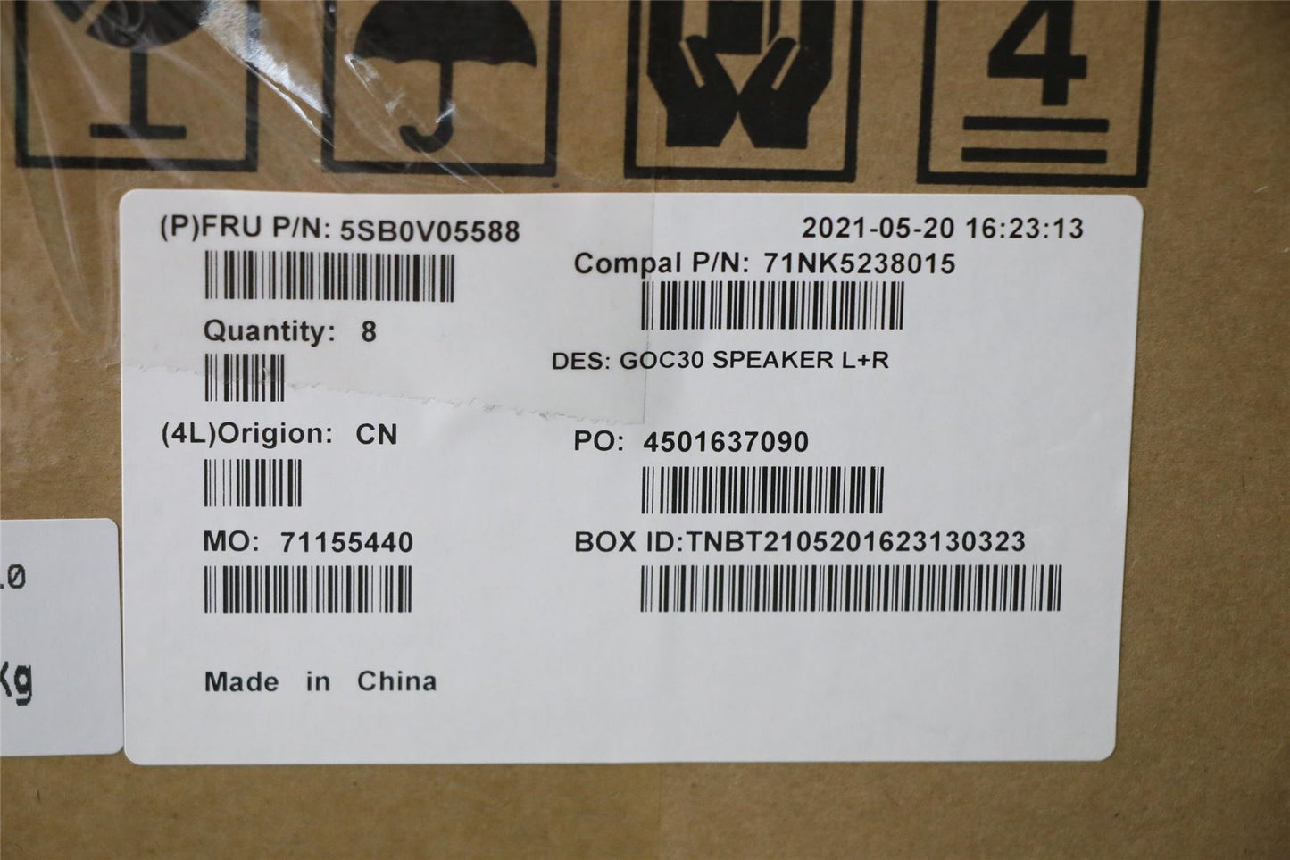 Lenovo IdeaCentre 3 24ITL6 3 24ALC6 3 24ADA6 3 24IAP7 Speaker Speakers 5SB0V05588