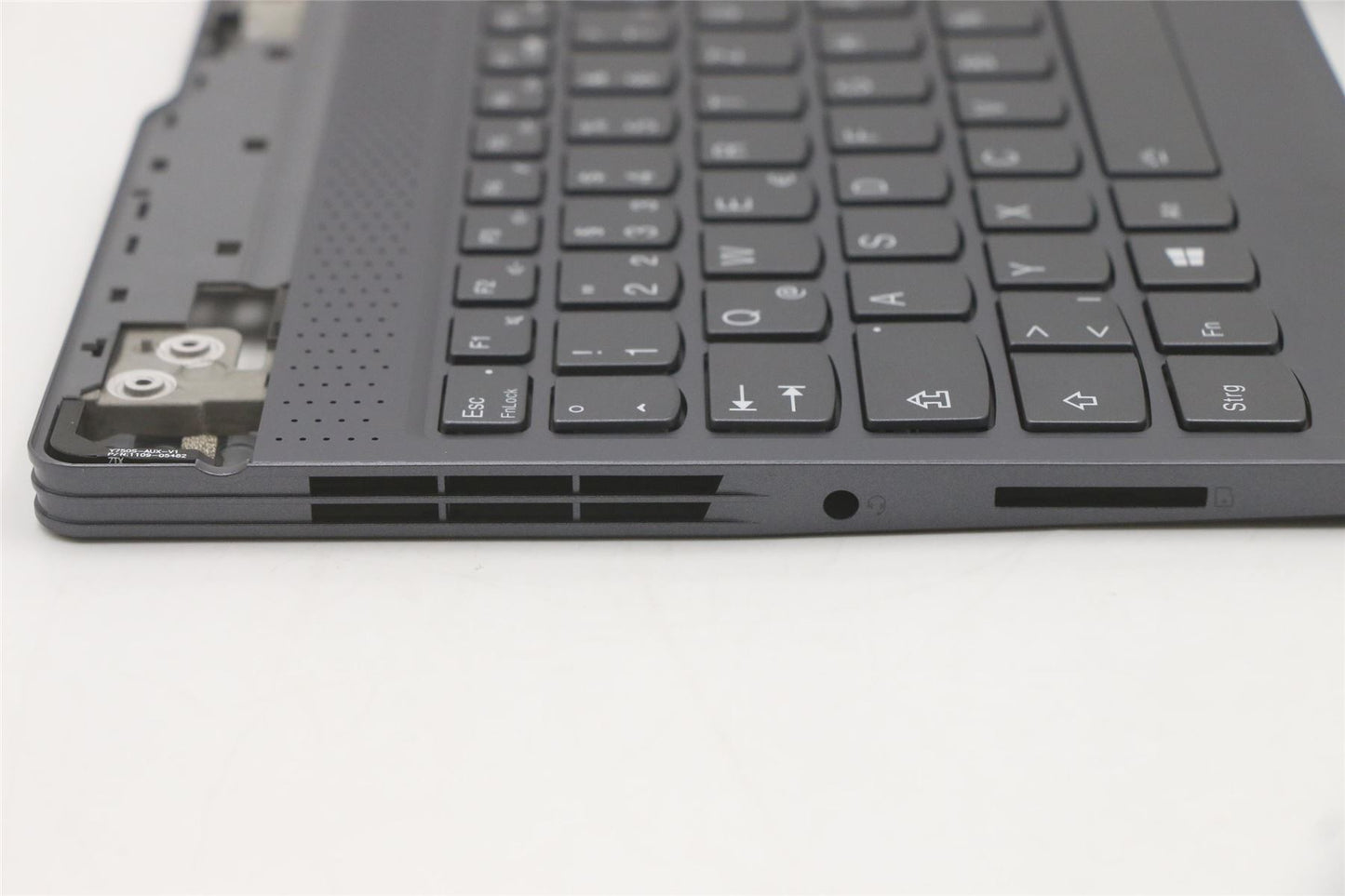 Lenovo Legion S7-15IMH5 Palmrest Cover Keyboard German Grey Backlit 5CB0Z71944