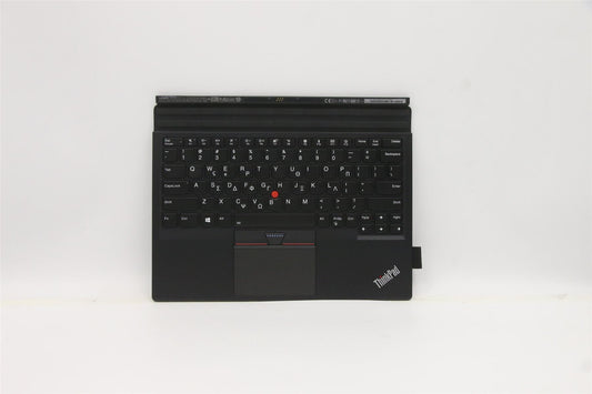 Genuine Lenovo ThinkPad X1 Tablet 2nd Gen Keyboard Greek Black 01AY114